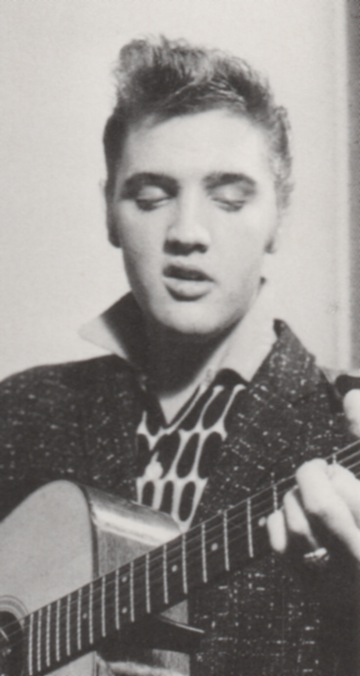 Elvis Presley in Recording Studio 1956