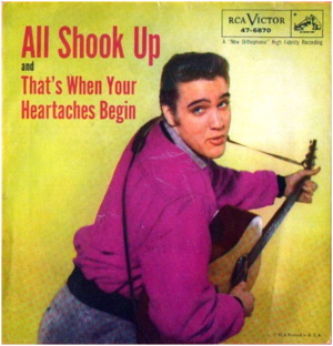 Elvis Presley All Shook Up sleeve