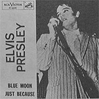 Elvis Presley Blue Moon picture sleeve