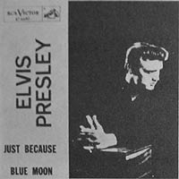 Elvis Presley Blue Moon picture sleeve