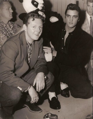 Elvis Presley and Red Robinson