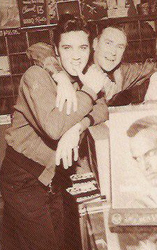 Elvis Presley and Dewey Phillips