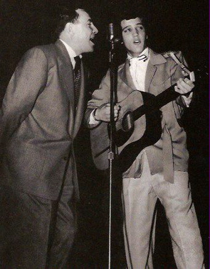 Elvis Presley and Dewey Phillips