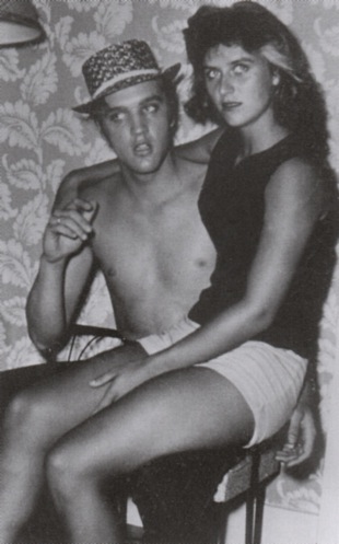 June Juanico and Elvis Presley