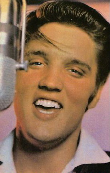 Elvis at Mike