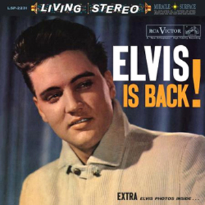 Elvis Is Back LP cover