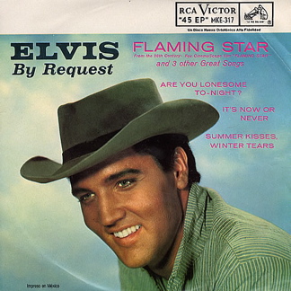 Elvis Presley Flaming Star EP cover