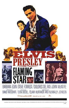 Flaming Star Poster