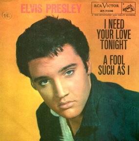 Elvis Presley Fool Such As I sleeve