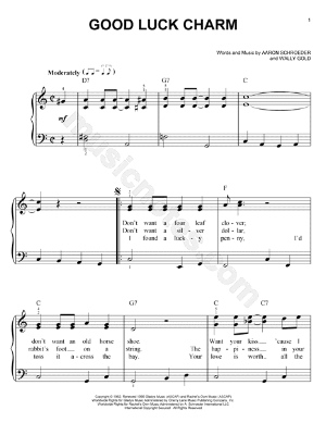 Good Luck Charm music