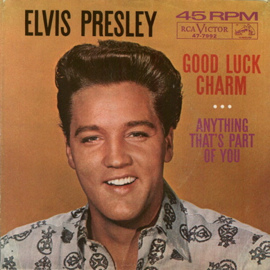 Elvis Presley Good Luck Charm sleeve