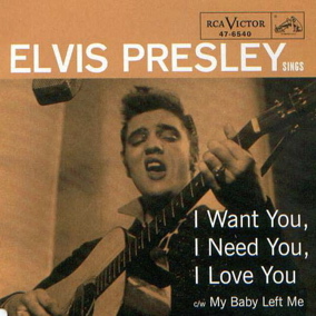 Elvis Presley I Want You sleeve