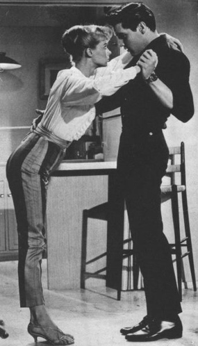 Elvis Presley and Laurel Goodwin