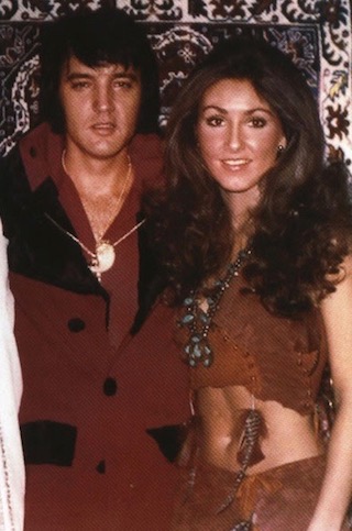 Linda Thompson and Elvis Presley