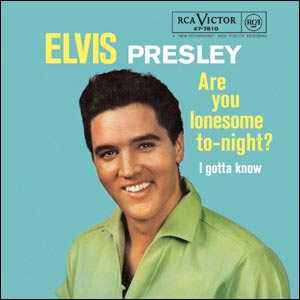 Are You Lonesome Tonight picture sleeve