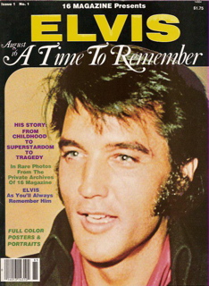 Elvis magazine cover Elvis magazine cover