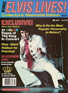 Elvis magazine cover Elvis magazine cover