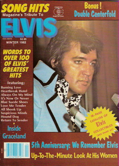 Elvis magazine cover Elvis magazine cover