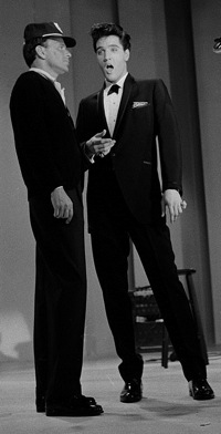 Frank Sinatra and Elvis Presley