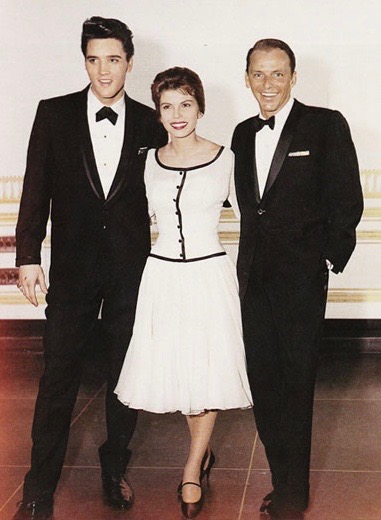 Elvis Presley, Nancy Sinatra, Frank Sinatra 1960
