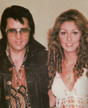 Elvis Presley and Linda Thompson