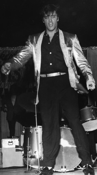 Elvis Presley on Stage in Vancouver 1957