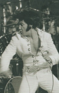 Elvis Presley On Stage in Las Vegas