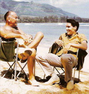 Elvis Presley and Hal Wallis