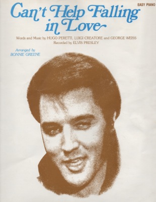 Can't Help Falling in Love Sheet Music