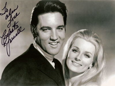 Elvis Presley and Celeste Yarnall