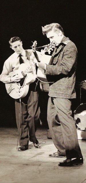 Elvis and Scotty Moore on Dorsey Show