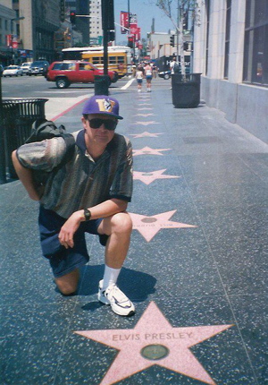 Elvis Presley star on Hollywood Walk of Fame