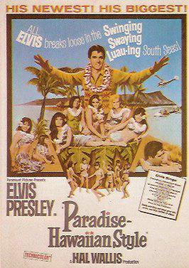 Elvis Presley Paradise Hawaiian Style poster