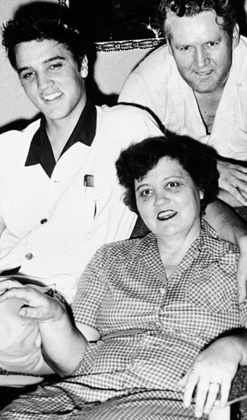 Elvis Presley and parents