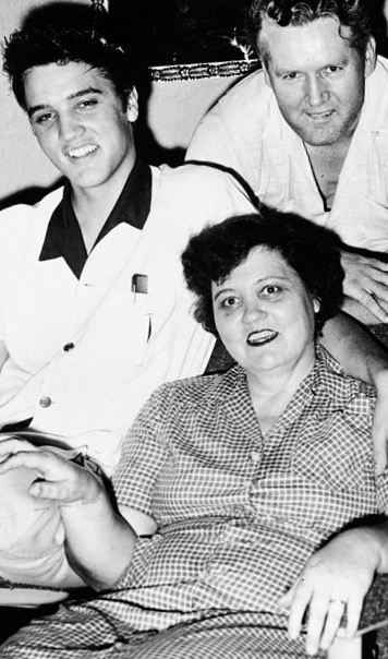 Elvis Presley and parents