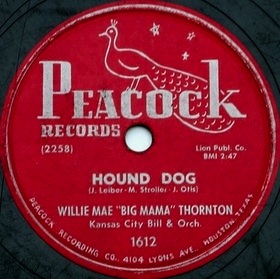 Hound Dog Big Mama Thornton Label