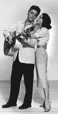 Elvis Presley and Judy Tyler in Jailhouse Rock