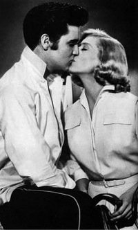 Elvis Presley and Lizabeth Scott