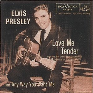 Love Me Tender Single sleeve