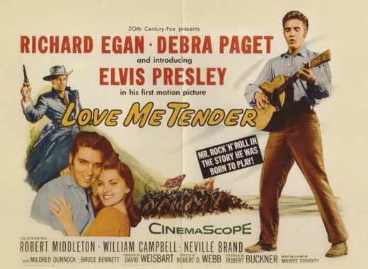 Love Me Tender Elvis 50's Movie Poster Unisex T-Shirt 