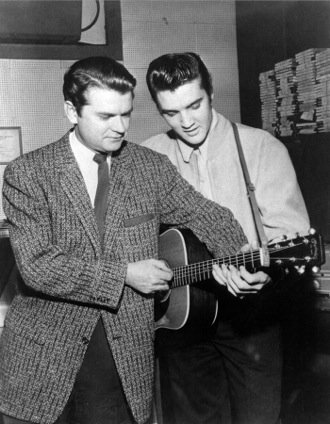 Sam Phillips and Elvis Presley