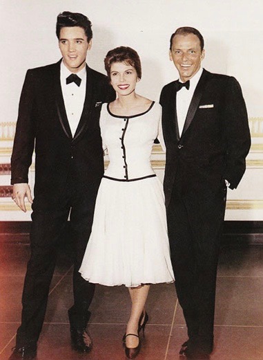 Elvis Presley, Nancy Sinatra, Frank Sinatra 1960