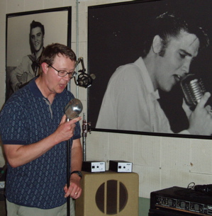 Alan Hanson at Sun Studio Memphis