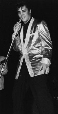 Elvis Presley on Stage in Vancouver 1957