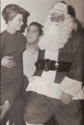 Colonel Santa and Elvis Presley